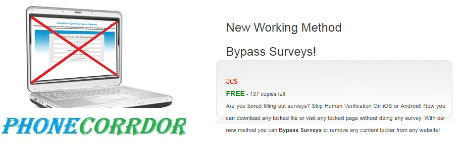 Online bypass survey software cracked