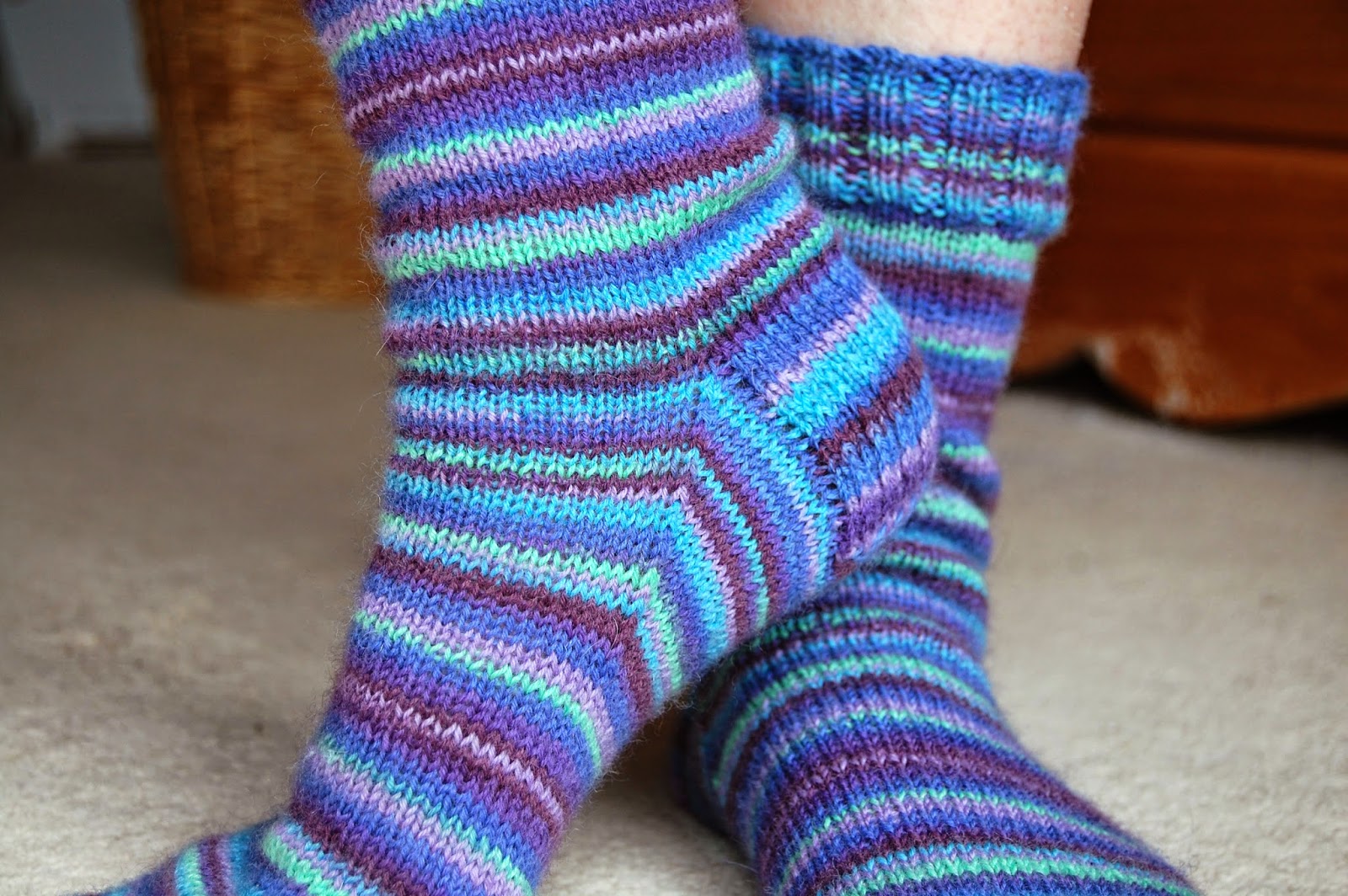 Free Easy Knitting Pattern For Socks